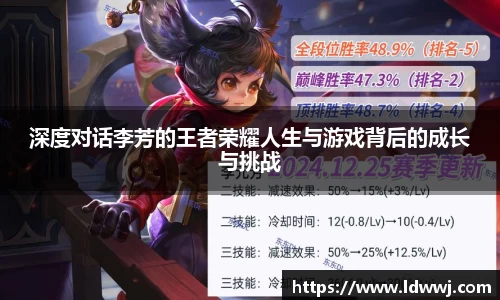深度对话李芳的王者荣耀人生与游戏背后的成长与挑战